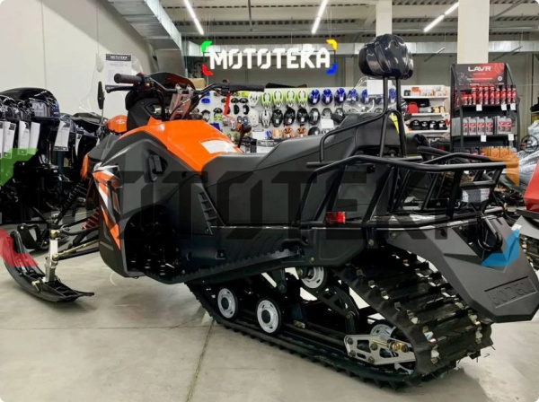 Снегоход Мотомир COMPASS 200 оранжевый (машинокомплект) | Мототека Снегоход Мотомир COMPASS 200 оранжевый (машинокомплект) | Мототека