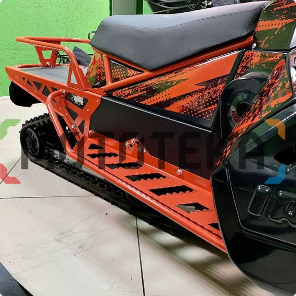 Снегоход IRBIS (Ирбис) SF 200 L Long чёрный/красный с ПСМ | Мототека Снегоход IRBIS (Ирбис) SF 200 L Long чёрный/красный с ПСМ | Мототека