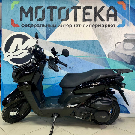 Скутер Vento (Венто) VMC Smart III 49.9cc (170) BLACK - купить с доставкой, по выгодной цене в интернет-магазине Мототека