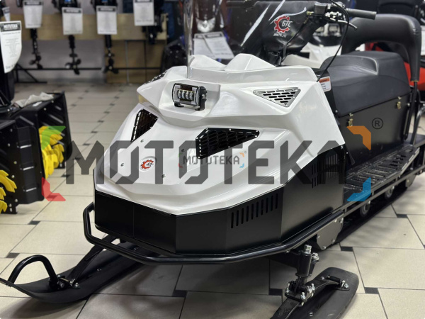 Снегоход БТС Арктик - 4Т Люкс 20 л.с.. эл. запуск. реверс. тормоз. белый (машинокомплект) | Мототека Снегоход БТС Арктик - 4Т Люкс 20 л.с.. эл. запуск. реверс. тормоз. белый (машинокомплект) | Мототека